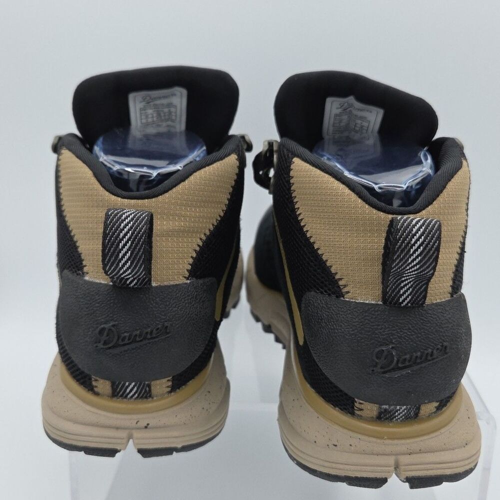 Danner Trail Women's SZ 8 Vibram Mid GTX Gore-tex Black/Khaki Hiking Shoes 61251 - Picture 7 of 9